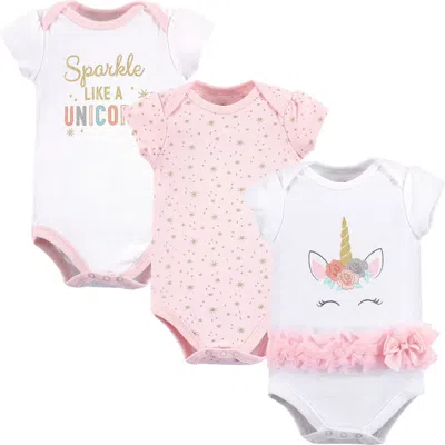 Little Treasure Babies'  Breathable Cotton Bodysuits In Multi