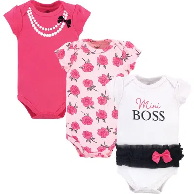 Little Treasure Babies'  Breathable Cotton Bodysuits In Multi