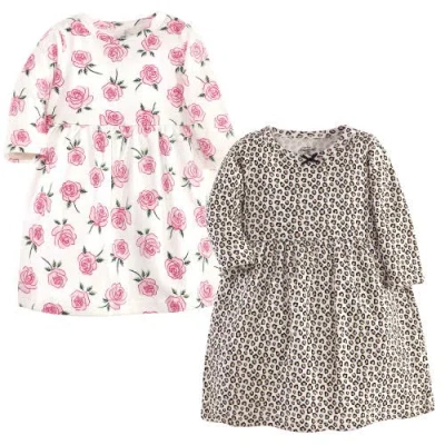 Little Treasure Babies'  Cotton Dresses In Pink