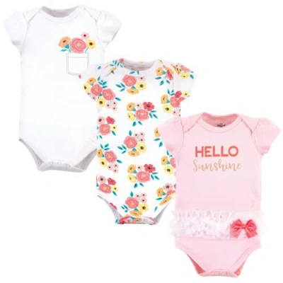 Little Treasure Babies'  Cotton Single-piece Clothing In Pink