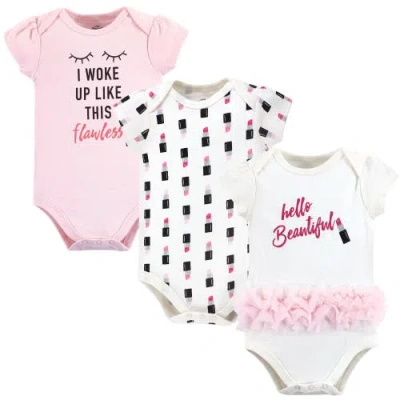 Little Treasure Babies'  Cotton Single-piece Clothing In Red