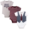 Little Treasure Babies'  Everyday Cotton Snapsuits In Multi