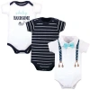 Little Treasure Babies'  Everyday Cotton Snapsuits In Multi