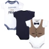 Little Treasure Babies'  Everyday Cotton Snapsuits In Multi