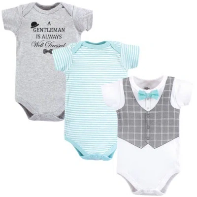 Little Treasure Babies'  Everyday Cotton Snapsuits In Multi