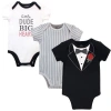 Little Treasure Babies'  Everyday Cotton Snapsuits In Multi