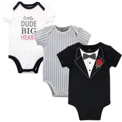 Little Treasure Babies'  Everyday Cotton Snapsuits In Multi