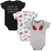 Little Treasure Babies'  Everyday Cotton Snapsuits In Multi
