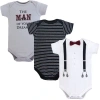 Little Treasure Babies'  Everyday Cotton Snapsuits In Multi