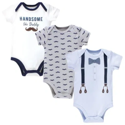 Little Treasure Babies'  Everyday Cotton Snapsuits In Multi
