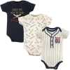 Little Treasure Babies'  Everyday Cotton Snapsuits In Black