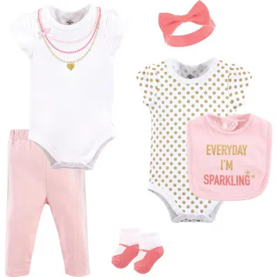 Little Treasure Babies'  Layette Multi-piece Layette Set In Pink