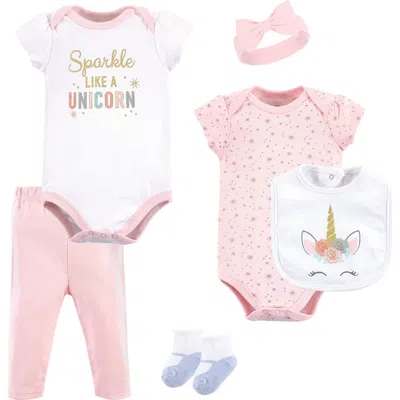 Little Treasure Babies'  Layette Multi-piece Layette Set In Pink