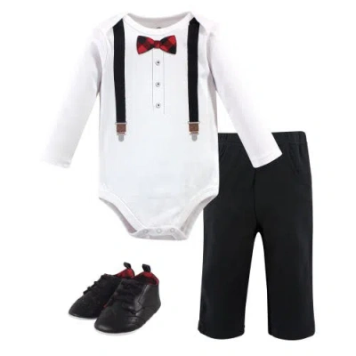 Little Treasure Babies'  Long Sleeve Bodysuit, Pants And Shoe In Multi