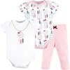 Little Treasure Babies'  Soft Cotton Two-piece Outfit Bodysuit & Pants