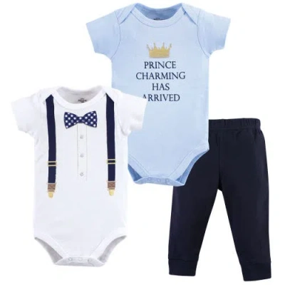 Little Treasure Babies'  Soft Cotton Two-piece Outfit For Little Gentlemen In Multi