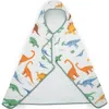 Little Unicorn Cotton Muslin & Terry Hooded Towel In Multi