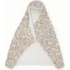 Little Unicorn Cotton Muslin & Terry Hooded Towel In Pressed Petals