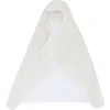 Little Unicorn Cotton Muslin & Terry Hooded Towel In Tan Gingham