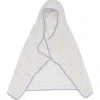 Little Unicorn Cotton Muslin & Terry Hooded Towel In Unicorn Stripe