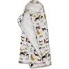 Little Unicorn Cotton Muslin & Terry Hooded Towel In Woof