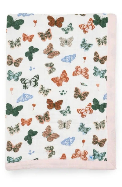 Little Unicorn Cotton Muslin Baby Quilt In Multi