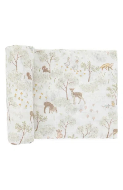 Little Unicorn Cotton Muslin Swaddle Blanket In Multi