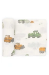 Little Unicorn Cotton Muslin Swaddle Blanket In Multi