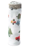 Little Unicorn Cotton Muslin Swaddle Blanket In Holiday Haul