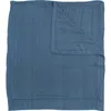 Little Unicorn Deluxe Muslin Quilted Throw In Blue Dusk