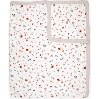 Little Unicorn Kids' Cotton Muslin Quilted Throw In Multi