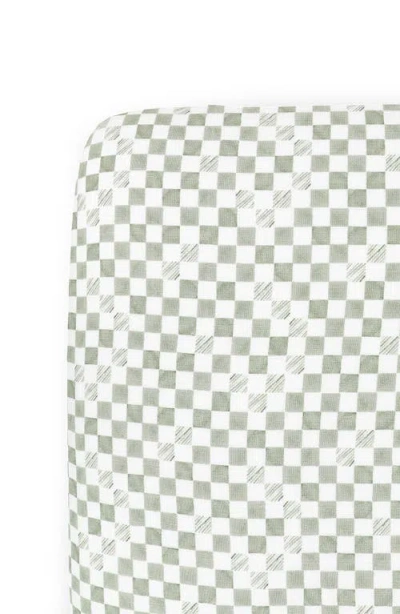 Little Unicorn Organic Cotton Muslin Crib Sheet In Multi