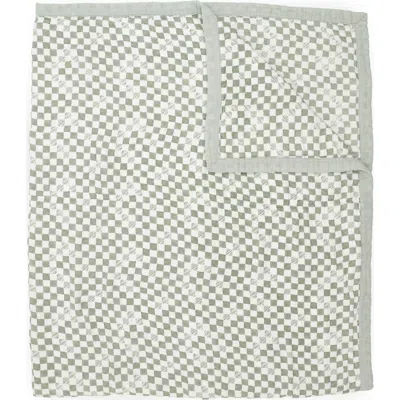 Little Unicorn Organic Cotton Muslin Quilted Throw In Multi
