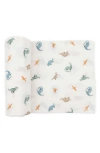 Little Unicorn Organic Cotton Muslin Swaddle Blanket In White