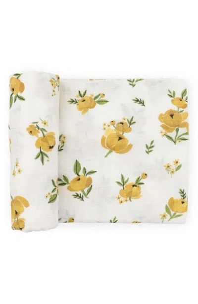 Little Unicorn Organic Cotton Muslin Swaddle Blanket In White