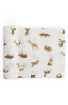 Little Unicorn Organic Cotton Swaddle In White