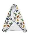 Little Unicorn Kids' Unisex Cotton Hooded Towel In Dino Friends