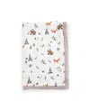 Little Unicorn Cotton Muslin Baby Quilt In Forest Friends