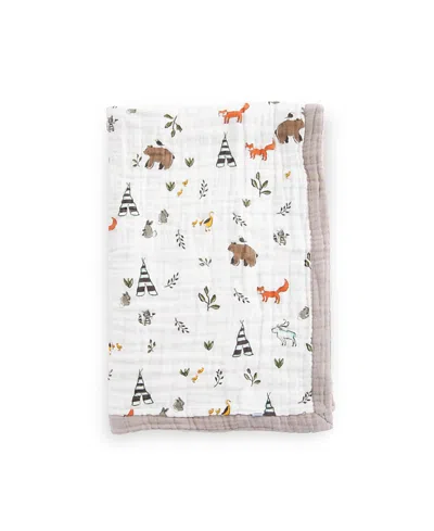 LITTLE UNICORN UNISEX COTTON MUSLIN BABY QUILT