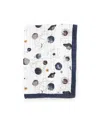Little Unicorn Unisex Cotton Muslin Baby Quilt In Planetary