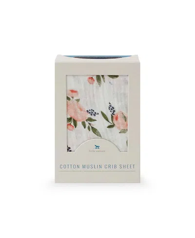 LITTLE UNICORN UNISEX COTTON MUSLIN CRIB SHEET - BABY