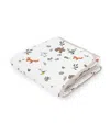 Little Unicorn Unisex Cotton Muslin Original Quilt - Baby In Forest Friends