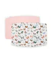 Little Unicorn 2-pack Cotton Muslin Pillowcase In Butterflies