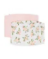 Little Unicorn Unisex Cotton Muslin Pillowcases, 2 Pack In Watercolor Roses Grande