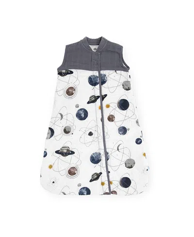 Little Unicorn Unisex Cotton Muslin Quilted Sleep Bag - Baby In White