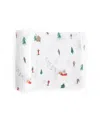 Little Unicorn Cotton Muslin Swaddle Blanket In Powder Party