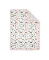 Little Unicorn Unisex Cotton Muslin Toddler Comforter In Butterflies
