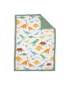 Little Unicorn Unisex Cotton Muslin Toddler Comforter In Dino Names