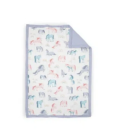 Little Unicorn Kids' Unisex Cotton Muslin Toddler Comforter In Unicorns