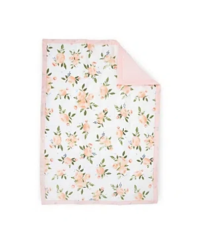 Little Unicorn Unisex Cotton Muslin Toddler Comforter In Watercolor Roses Grande